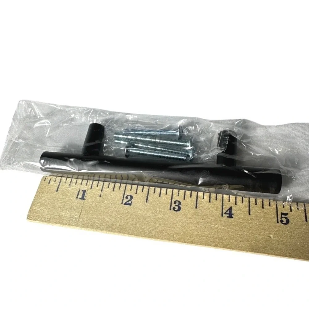Matte Black Cabinet‎ Handles Drawer Pulls T Bar Modern Style Hardware Lot of 10